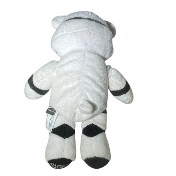 Build-A-Bear Pirate Stormtrooper Plush White Bear Star‎ Wars Costume Eye Patch - Picture 2 of 6